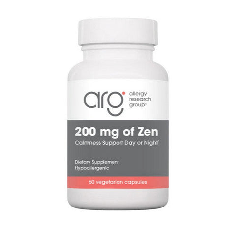 Nutricology/ Allergy Research Group, Zen Calmness Support Day Or Night, 200 Mg, 60 Veg Caps Nutricology/ Allergy Research Group