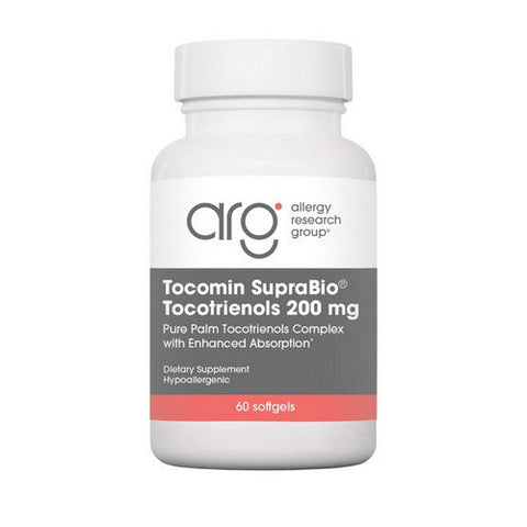 Nutricology/ Allergy Research Group, Tocomin SupraBio Tocotrienols, 200 Mg, 60 Softgels Nutricology/ Allergy Research Group