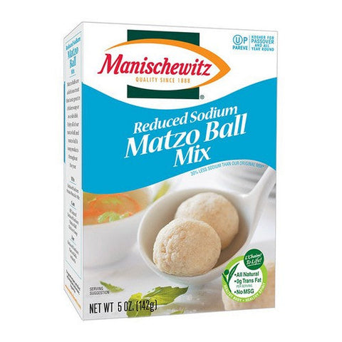 Manischewitz, Reduced Sodium Matzo Ball Mix, 5 Oz (Case Of 12) Manischewitz