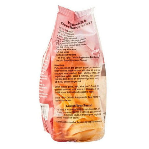 Delallo, Egg Pasta Pappardelle, 8.8 Oz (Case Of 12) Delallo