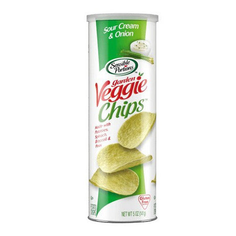 Sensible Portions, Veggie Chips Sour Cream And Onion, 5 Oz (Case Of 12) Sensible Portions