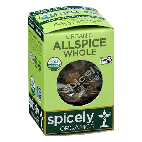 Spicely Organics, Organic Allspice Whole, 0.3 Oz (Case Of 6) Spicely Organics