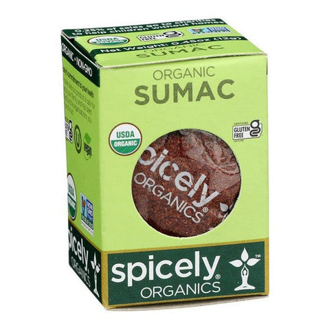 Spicely Organics, Organic Sumac Ground, 0.45 Oz (Case Of 6) Spicely Organics