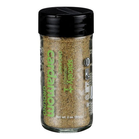 Spicely Organics, Organic Cardamom Ground, 2 Oz (Case Of 3) Spicely Organics