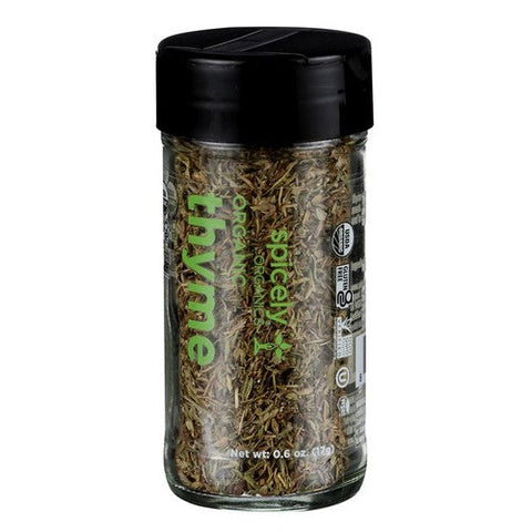 Spicely Organics, Organic Thyme Whole, 0.6 Oz (Case Of 3) Spicely Organics