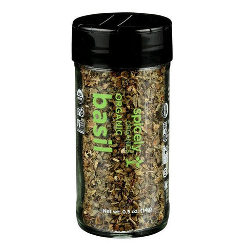 Spicely Organics, Organic Basil, 0.5 Oz (Case Of 3) Spicely Organics