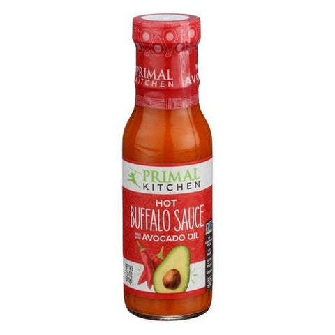 Primal Kitchen, Hot Jalapeno Buffalo Sauce Made With Avocado Oil, 8.5 Oz (Case Of 6) Primal Kitchen
