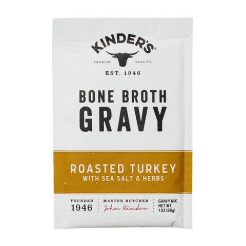 Kinders, Gravy Bone Broth Roasted Turkey, 1 Oz (Case Of 15) Kinders