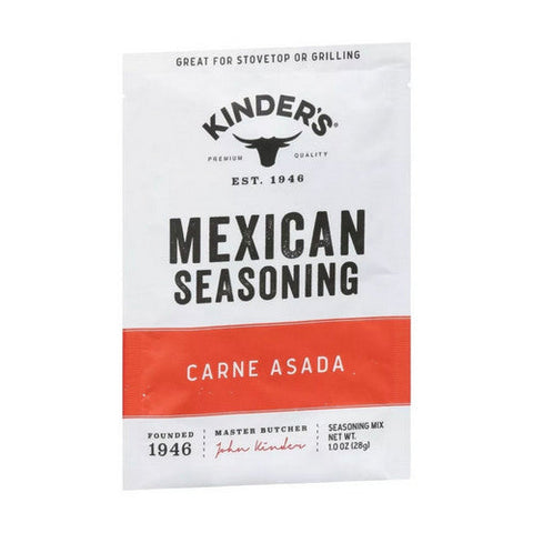 Kinders, Mexican Seasoning Carne Asada, 1 Oz (Case Of 15) Kinders