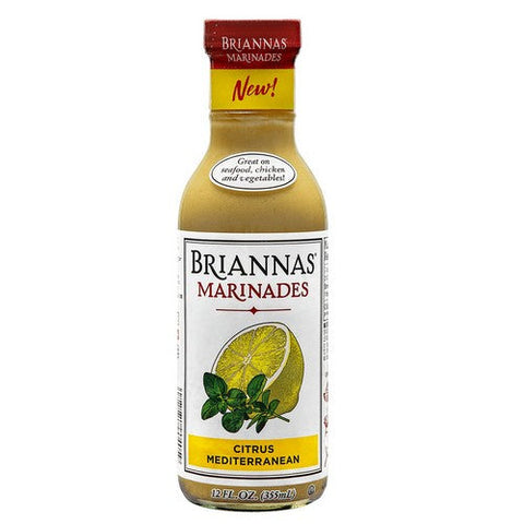 Briannas, Marinades Citrus Mediterranean, 12 Oz (Case Of 6) Briannas