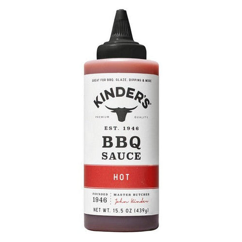 Kinders, BBQ Sauce Hot, 15.5 Oz (Case Of 6) Kinders