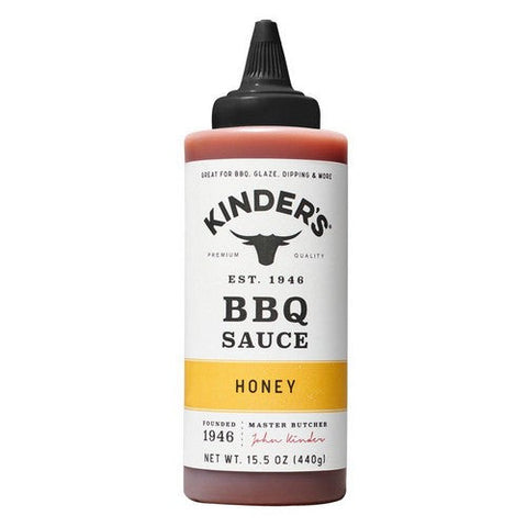 Kinders, Honey BBQ Sauce, 15.5 Oz (Case Of 6) Kinders