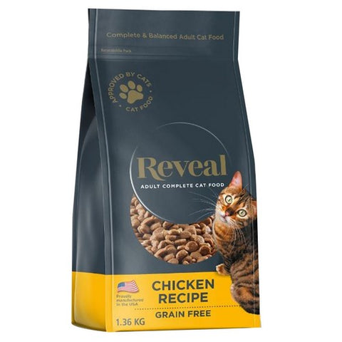 Reveal, Adult Complete Chicken Recipe Cat Food, 3 Lbs (Case Of 3) Reveal