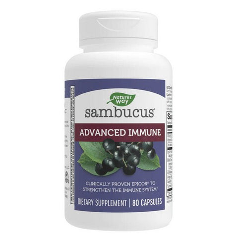 Sambucus, Sambucus Advanced Immune, 80 Capsules Sambucus