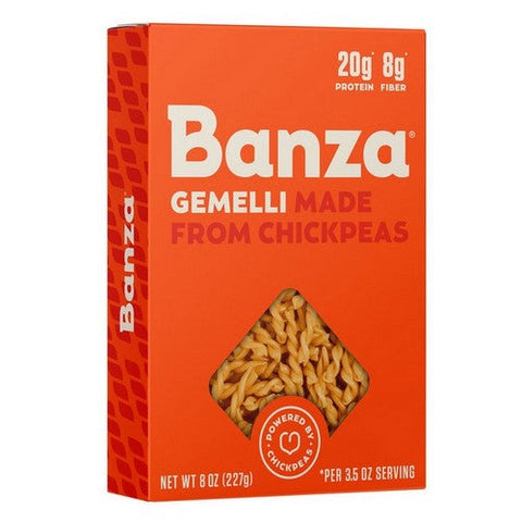 Banza, Pasta Chickpea Gemelli, 8 Oz(Case Of 6) Banza