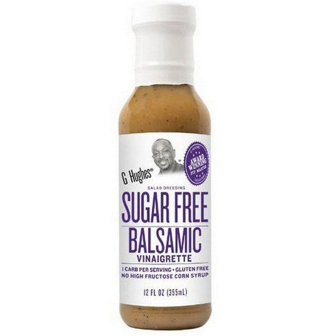 G Hughes, Balsamic Vinaigrette Dressing Sugar Free, 12 Oz(Case Of 6) G Hughes