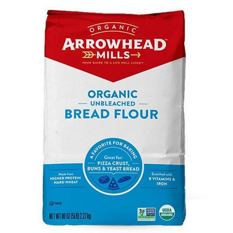 Arrowhead Mills, Bread Flour Unbleached, 5 Lbs(Case Of 8) Arrowhead Mills