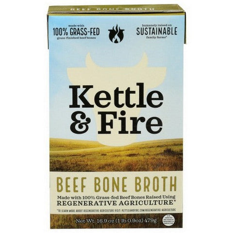 Functional Remedies, Regenerative Beef Bone Broth, 16.9 Oz(Case Of 6) Functional Remedies