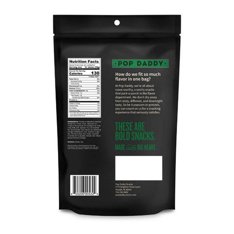 Pop Daddy Snacks, Dill Pickle Pretzels, 7.5 Oz(Case Of 12) Pop Daddy Snacks