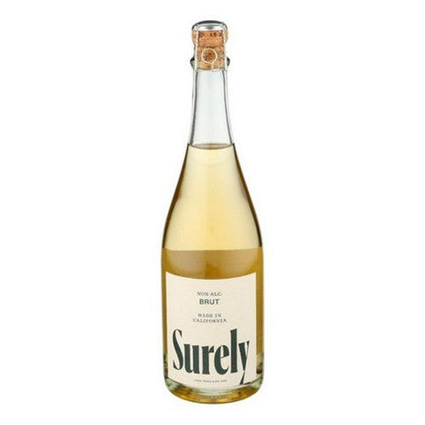 Surely, Non Alcoholic Sparkling White, 750 ML(Case Of 12) Surely