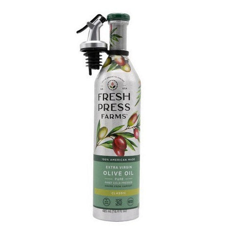 Fresh Press Farms, Classic Extra Virgin Olive Oil, 485 ML(Case Of 6) Fresh Press Farms