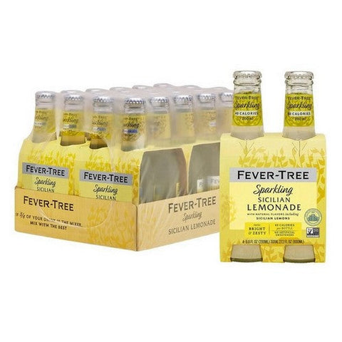 Fever Tree, Sparkling Sicilian Lemonade, 27.2 Oz(Case Of 6) Fever Tree