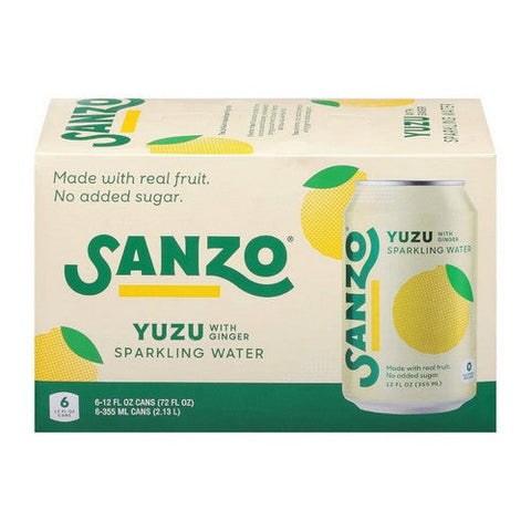 Sanzo, Yuzu Sparkling Water, 72 Oz(Case Of 4) Sanzo