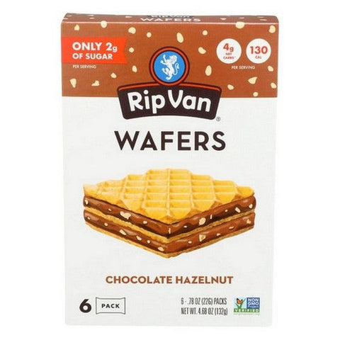 Rip Van, Chocolate Hazelnut Wafer Cookie, 4.68 Oz(Case Of 6) Rip Van