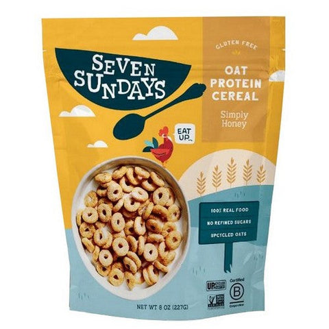 Seven Sundays, Oat Protein Cereal Simply Honey, 8 Oz(Case Of 6) Seven Sundays