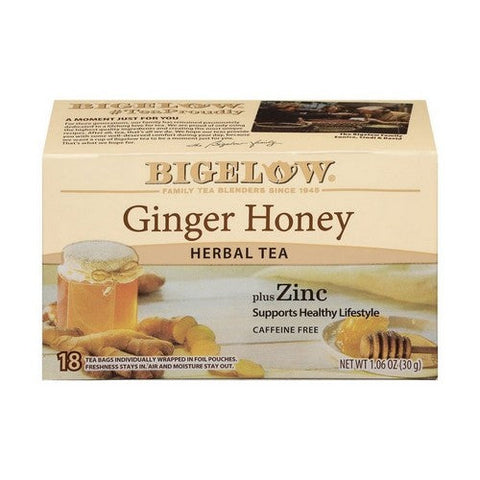Bigelow, Ginger Honey Herbal Tea, 1.06 Oz(Case Of 6) Bigelow