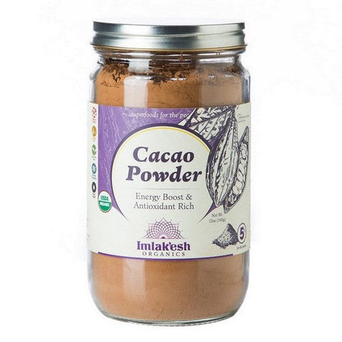 Imlakesh Organics, Organics Cacao Powder, 12 Oz (Case Of 6) Imlakesh Organics