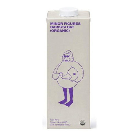 Minor Figures, Organic Barista Oat Milk, 32 Oz (Case Of 6) Minor Figures
