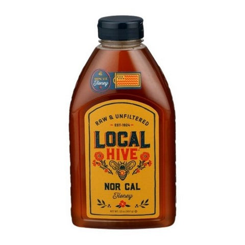 Local Hive, Nor Cal Honey, 32 Oz (Case Of 6) Local Hive