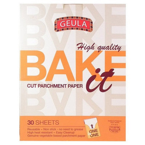 Geula, Cut Parchment Paper, 30 Sheets(Case Of 20) Geula