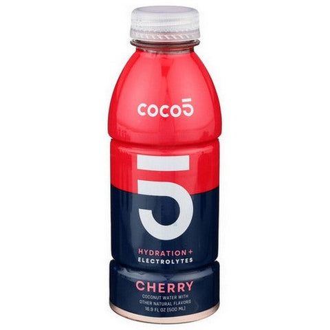 Coco5, Cherry Coconut Water, 16.9 Oz(Case Of 12) Coco5