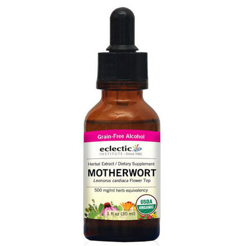 Eclectic Herb, Motherwort, 1 Oz with Alcohol Eclectic Herb