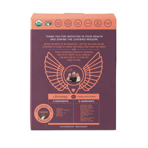 Lovebird, Cereal Cacao, 7 Oz(Case Of 6) Lovebird