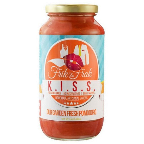 Frik & Frak, K I S S Sauce Pasta, 24 Oz(Case Of 6) Frik & Frak