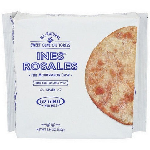 Ines Rosales, Original Sweet Olive Oil Tortas, 6.34 Oz(Case Of 10) Ines Rosales