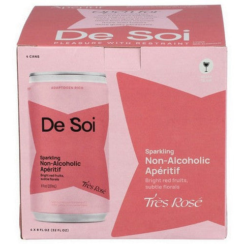 De Soi, Tres Rose By Katy Perry Sparkling Beverages, 32 Oz(Case Of 6) De Soi