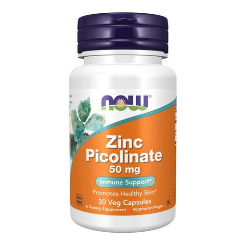 Now Foods, Zinc Picolinate, 50 mg, 30 VegCaps Now Foods