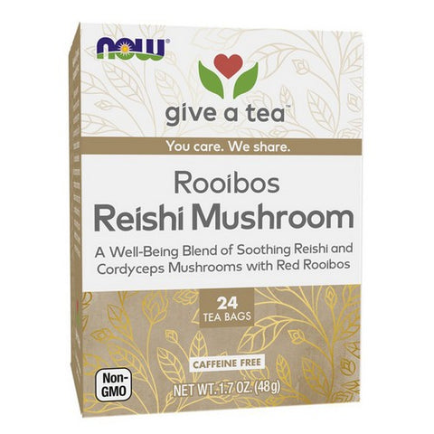 Rooibos Reishi Mushroom Teas 24 Bags by Now Foods