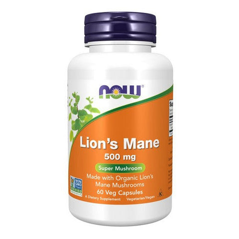 Now Foods, Lion's Mane, 500 Mg, 60 VegCaps Now Foods