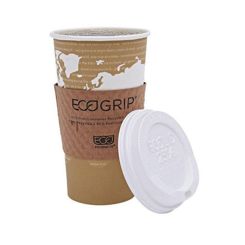 Eco Products, World Art Renewable Resource Compostable Hot Drink Cups, 20 Oz Eco Products
