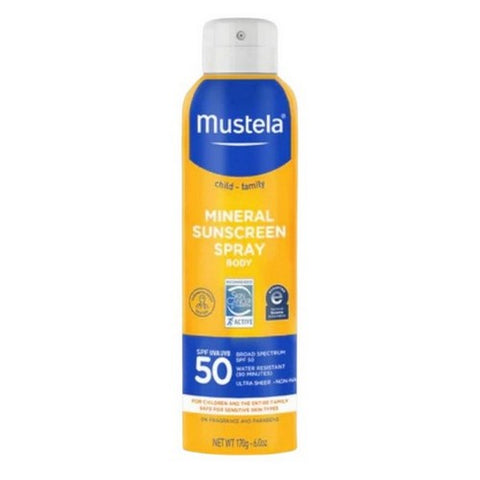 Mustela, Baby Mineral SPF 50 Sunscreen Body Spray, .6 Oz Mustela