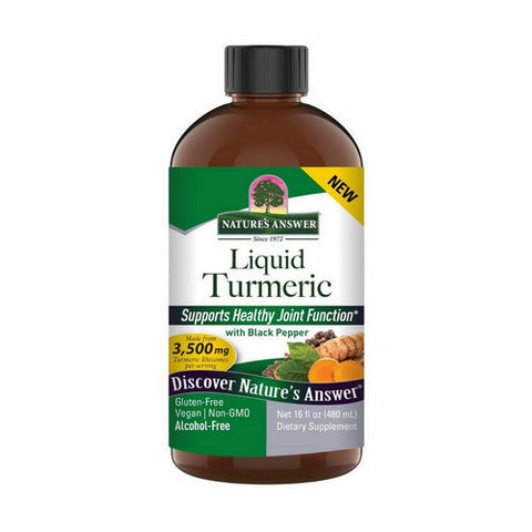 Nature's Answer, Liquid Turmeric With Black Pepper, 16 Oz Nature's Answer