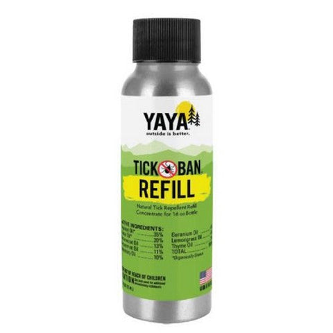 Yaya Organics, Tick Ban Refill Concentrate, 16 Oz Yaya Organics