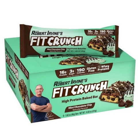Chef Robert Irvine Fortifx, Fit Crunch Mint Chocolate Chip, 9 Count Chef Robert Irvine Fortifx