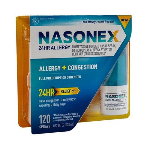 ScarAway, 24Hr Allergy + Congestion Nasal Spray, 17 Ml (120 Sprays) ScarAway