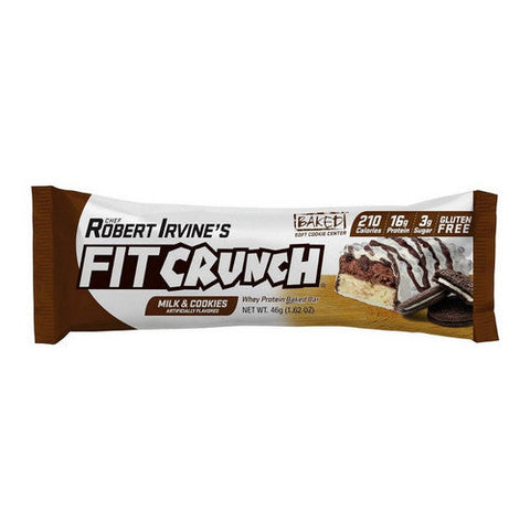 Chef Robert Irvine Fortifx, Fit Crunch Milk And Cookies, 9 Count Chef Robert Irvine Fortifx